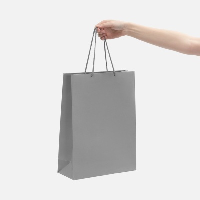 Пакет бумажный Porta XL, серый от martvrn.ru