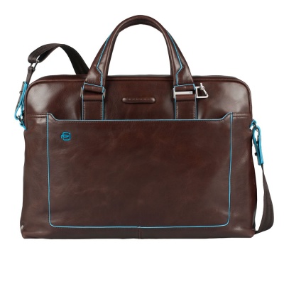Сумка для ноутбука Piquadro Blue Square, красно-коричневая от martvrn.ru