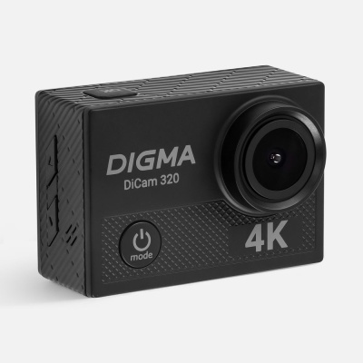 Экшн-камера Digma DiCam 320, черная от martvrn.ru