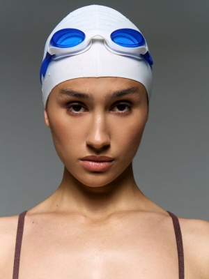 Очки для плавания Swimatic, синие с белым от martvrn.ru