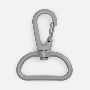 Застежка-карабин Snap Hook, L, серая