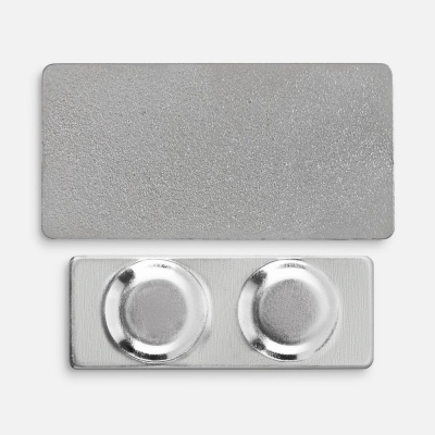 Значок Magnet Matto, серебристый глянцевый от martvrn.ru