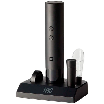 Винный набор HuoHou Electric Wine Bottle Opener 5 in 1, черный от martvrn.ru