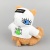 Мягкая игрушка «Мишка Cuddleton» в белом худи от martvrn.ru