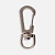Застежка-карабин Snap Hook, S, серебристая от martvrn.ru