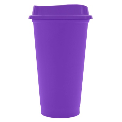 Стакан с крышкой Color Cap, фиолетовый от martvrn.ru