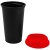 Стакан с крышкой Color Cap Black, черный с красным от РПК МАРТ Воронеж Стакан с крышкой Color Cap Black, черный с красным от martvrn.ru
