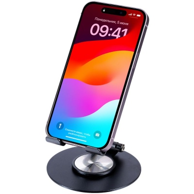Подставка для смартфона Smartic, черный металлик от martvrn.ru
