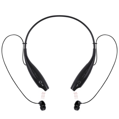 Bluetooth наушники stereoBand, ver.2, черные от martvrn.ru
