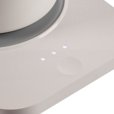Кружка с подогревом и беспроводной зарядкой dualBase plus, белая от martvrn.ru