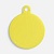 Подвеска Round, 3D-печать, желтая от martvrn.ru