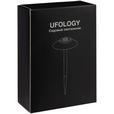 Светильник на солнечной батарее Ufology, темно-серый (графит) от martvrn.ru