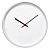 Часы настенные ChronoTop, серебристые от martvrn.ru