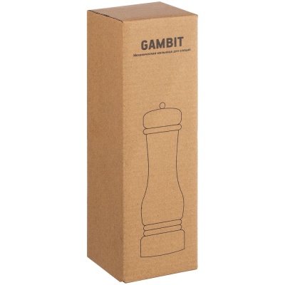 Механическая мельница для специй Gambit, оранжево-красная от martvrn.ru