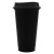 Стакан с крышкой Color Cap Black, черный от РПК МАРТ Воронеж Стакан с крышкой Color Cap Black, черный от martvrn.ru