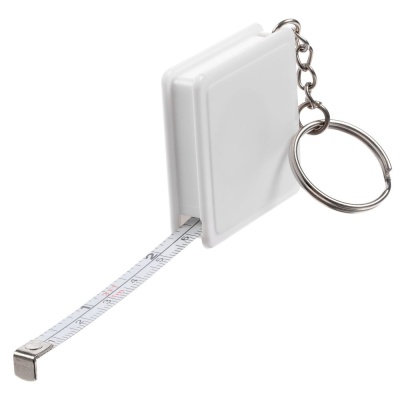 Брелок с рулеткой Square, ver.2, белый от martvrn.ru