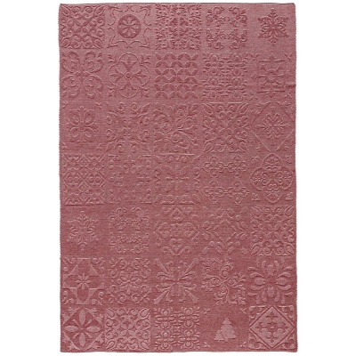 Плед Ornamental, бордовый от martvrn.ru